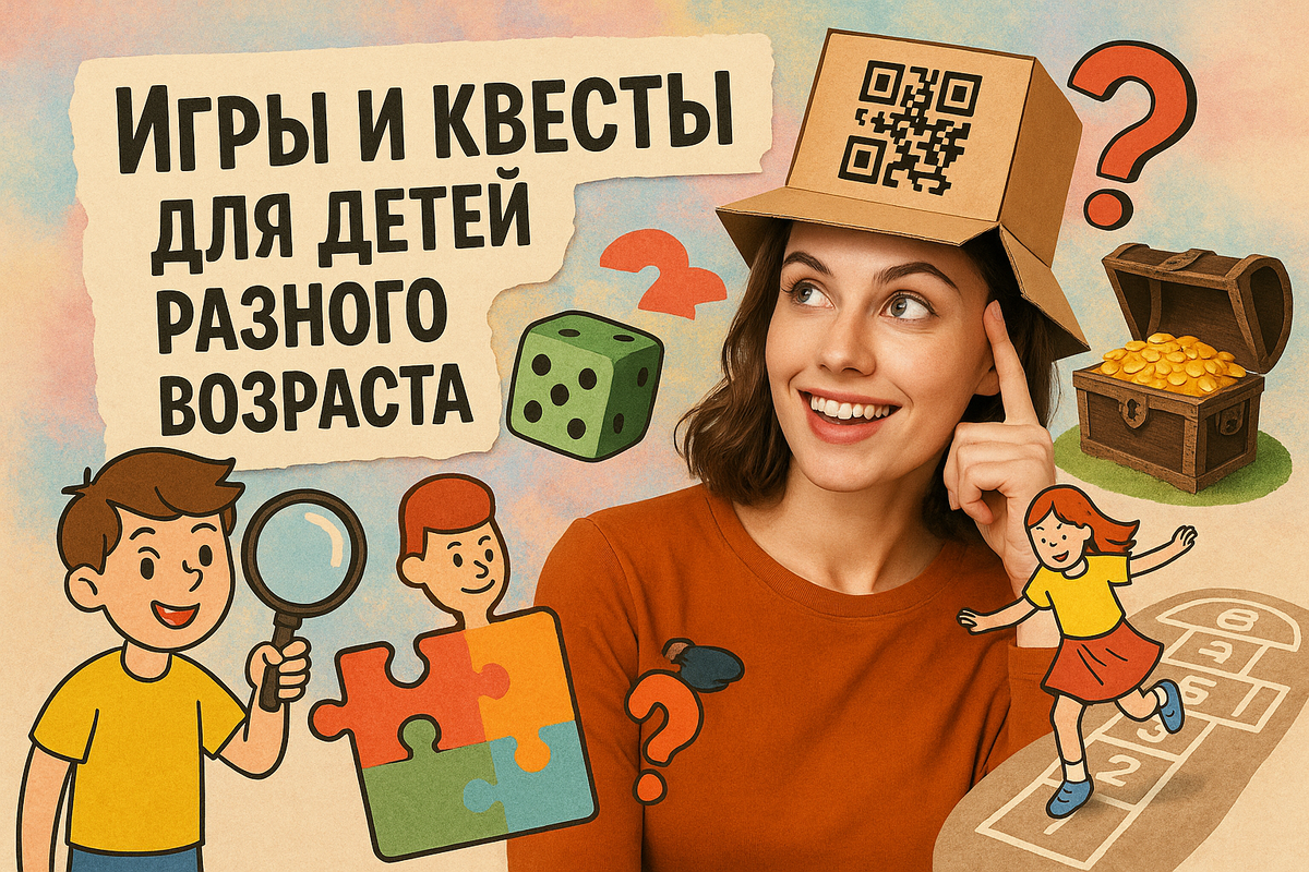 Игры и квесты для детей разного возраста
