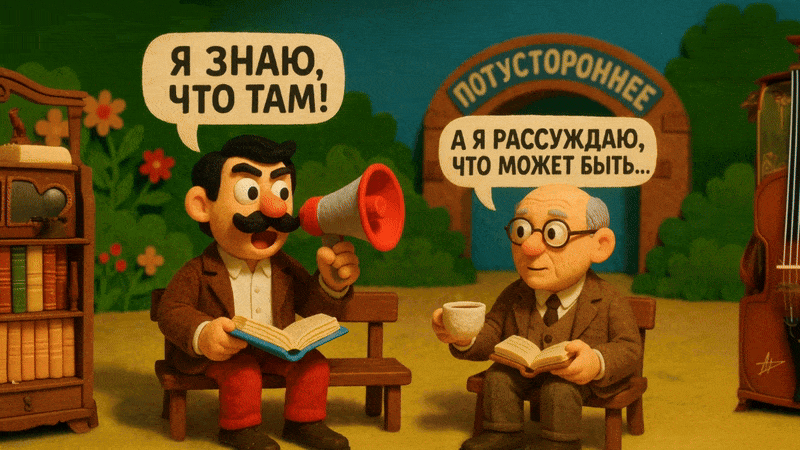 Ньютон уверенно прыгает по потустороннему миру