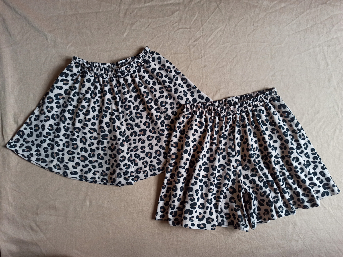 Юбка-шорты получится вот такой