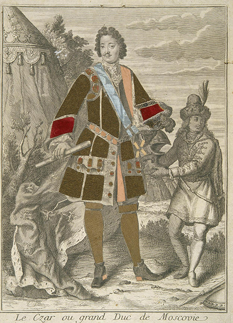 Портрет Петра I. художник Франсуа Ландри. Около 1717 года
