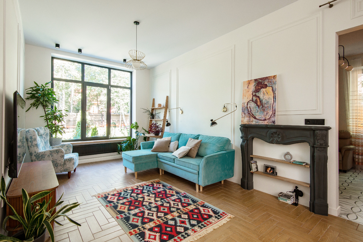 Автор проекта и хозяйка: дизайнер Светлана Ухоботова; автор фото: Ирина Ермакова