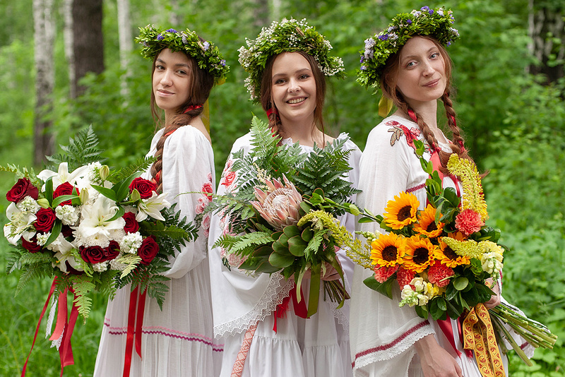 Купальская коллекция букетов