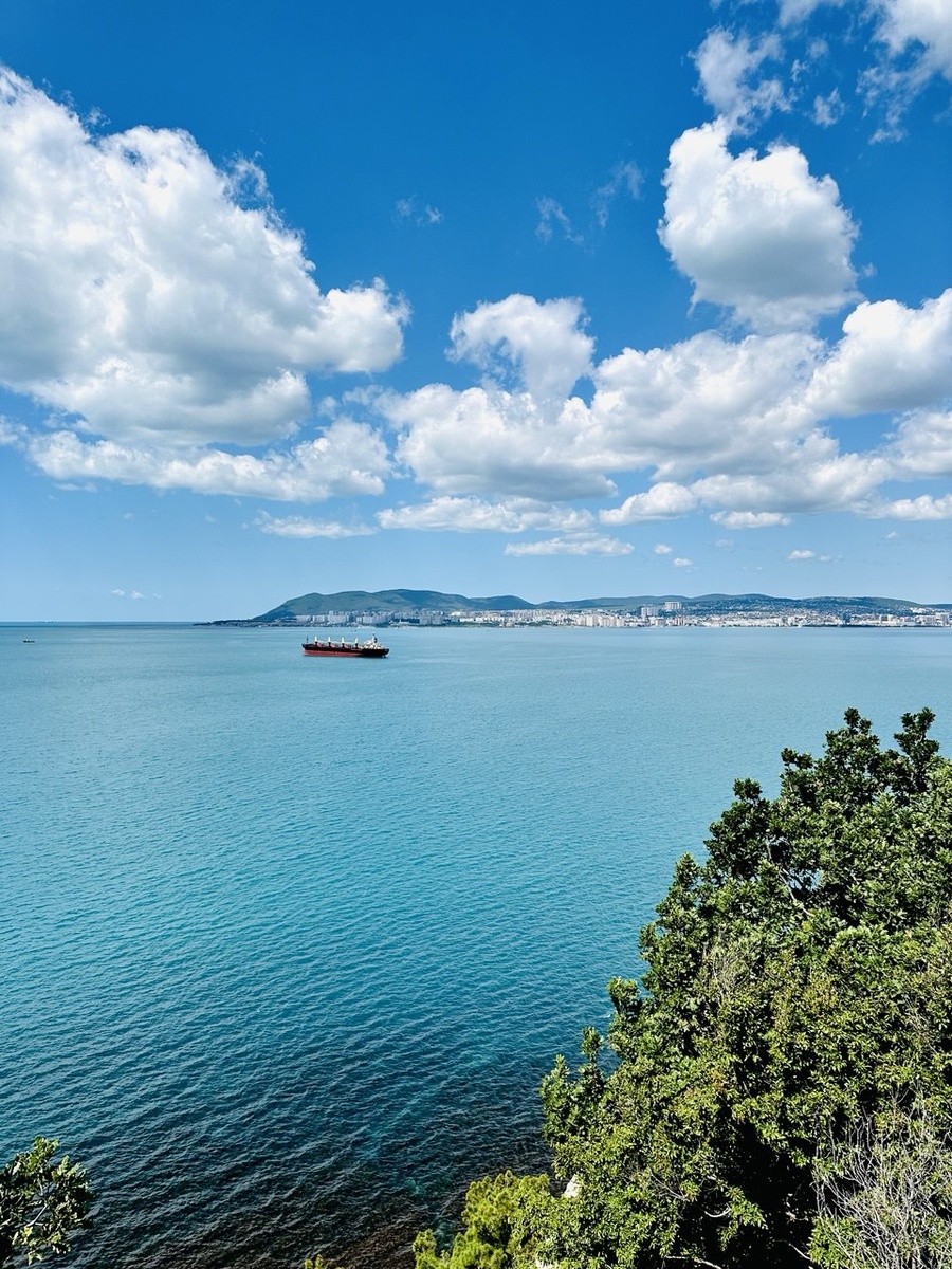 Вид по дороге из Анапы в Лермонтово