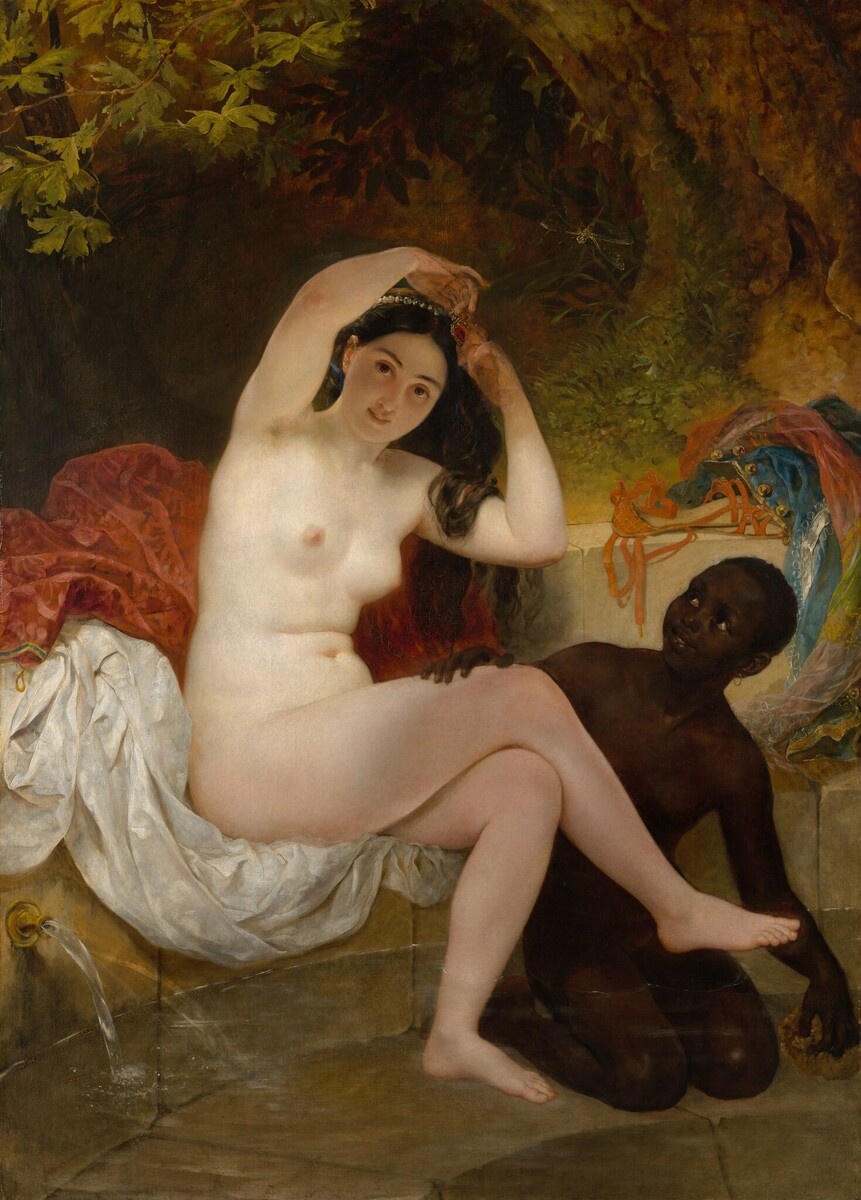 Карл Брюллов. Вирсавия. 1832. Холст, масло. (модель - Юлия Самойлова)
Государственная Третьяковская галерея