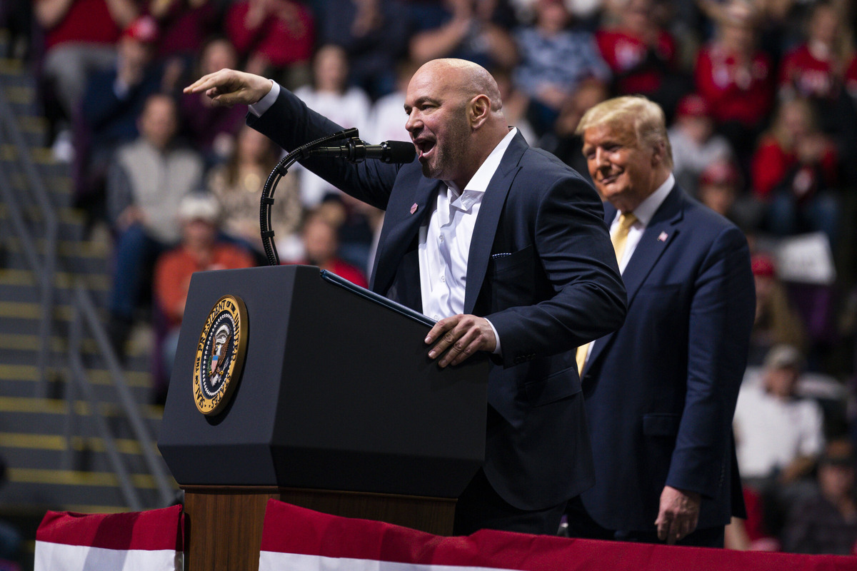     Дана Уайт активно поддерживал Дональда Трампа перед выборами