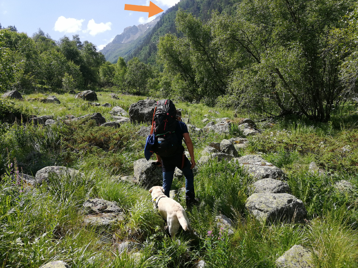 Вон туда наш путь лежит