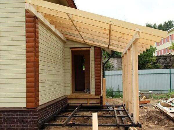 Каркасная пристройка