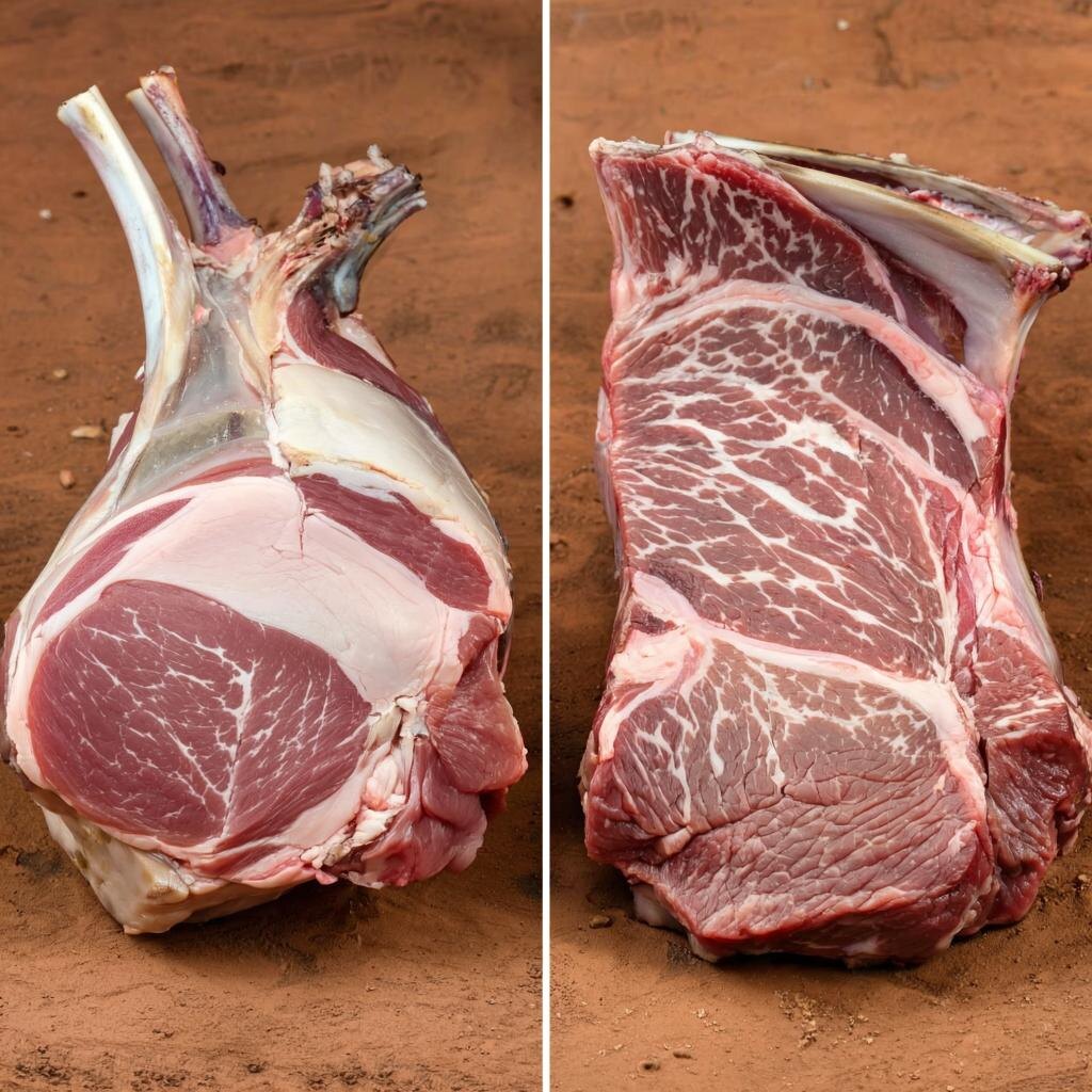 Выбираем лучшее мясо для тандыра: нежность баранины против мраморных говяжьих рёбер!
