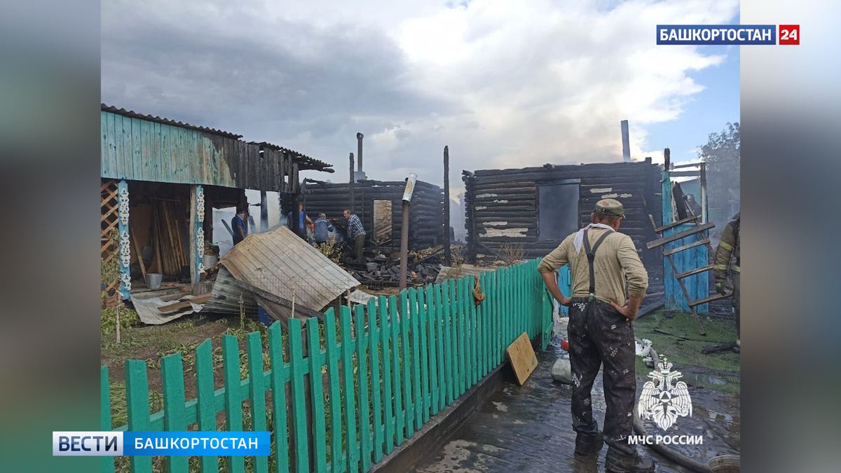    В Учалинском районе Башкортостана 59-летняя женщина получила ожоги при попытке потушить пожар