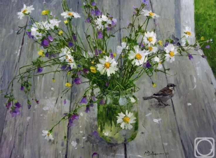 Нарву цветов и подарю букет. Легкие летние натюрморты для вас
