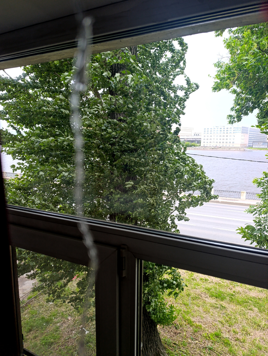 Вид из окна у автора.
