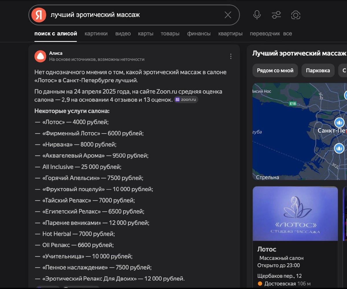 Результат Ольги