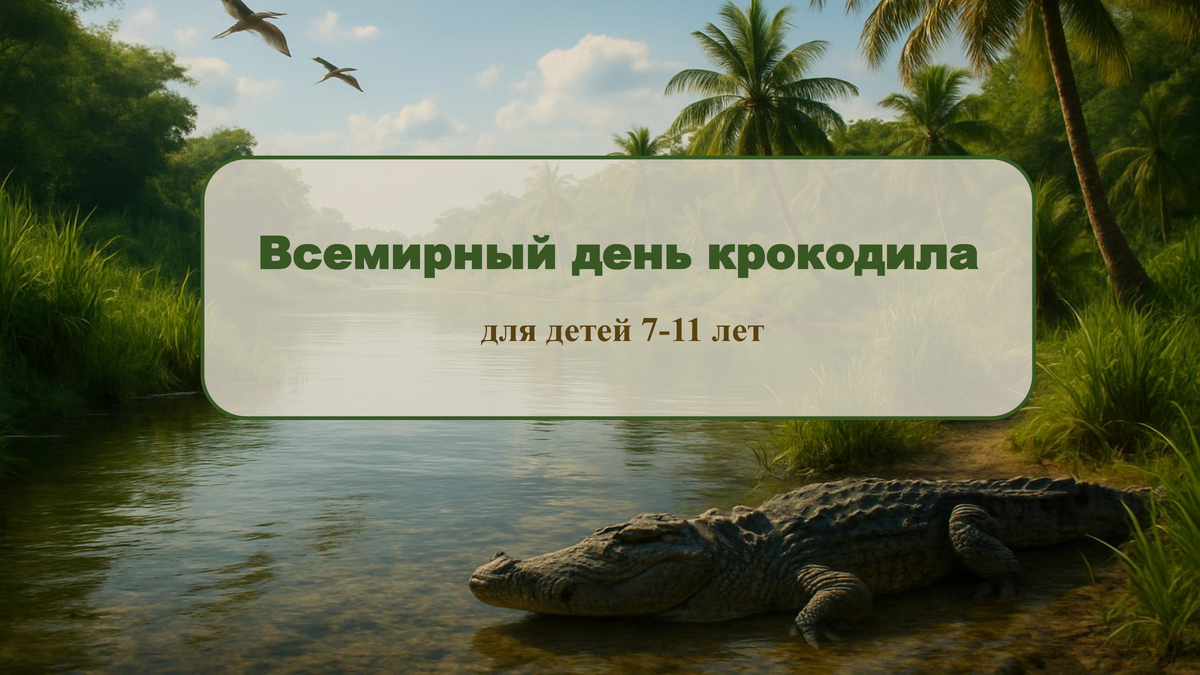 Всемирный день крокодила 