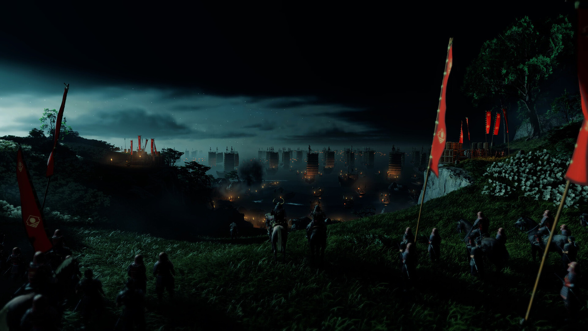 Эпичный кадр из Ghost of Tsushima Director's Cut