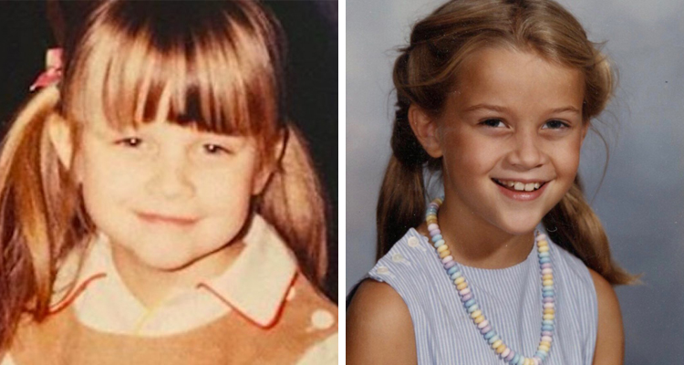 Фото из свободных источников. Риз Уизерспун в детстве.