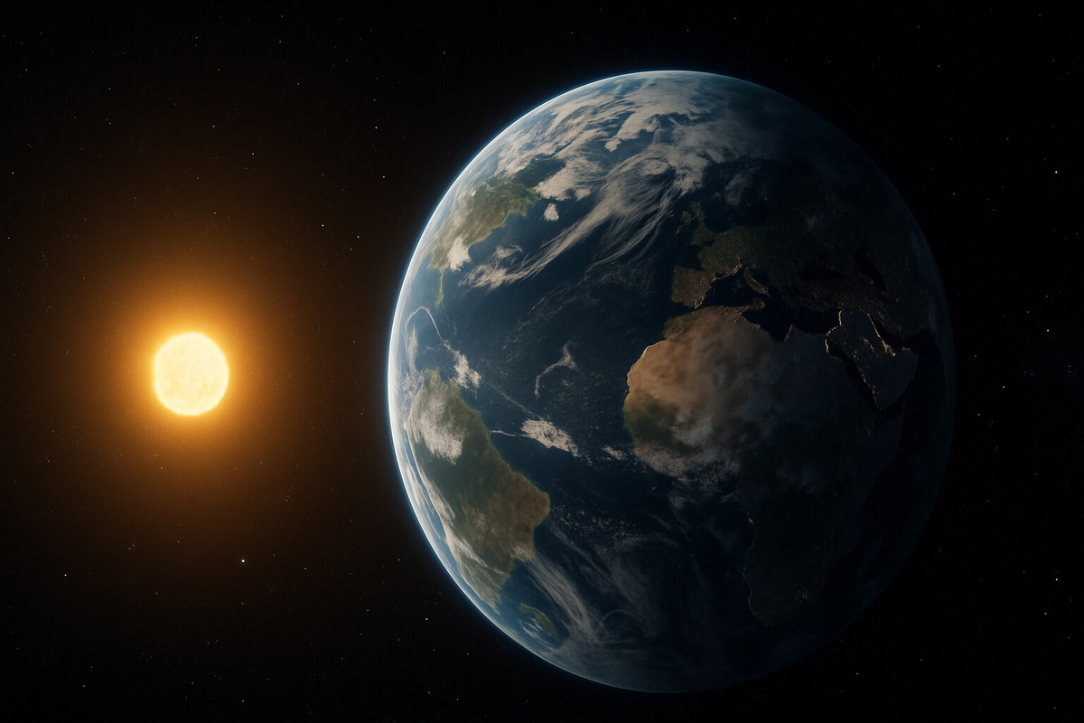    Недавно Земля оказалась на рекордном для 2025 года расстоянии от Солнца — 152 087 738 километров