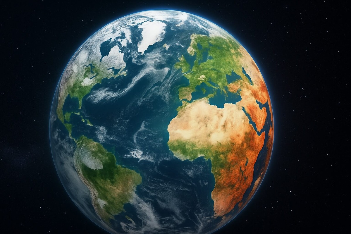    Несмотря на удаленность от Солнца, в северном полушарии в это время лето, потому что ось Земли наклонена