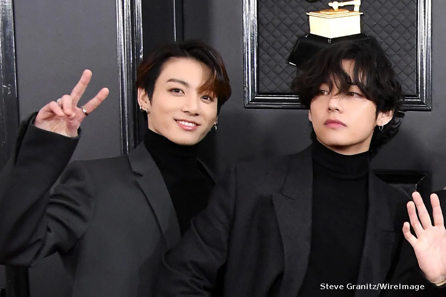 Чонгук и Тэхён из BTS 