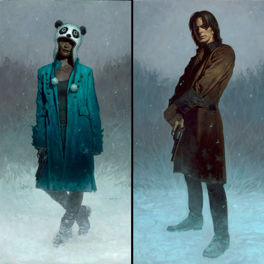 Иллюстрации из книги. Справа - Джесс