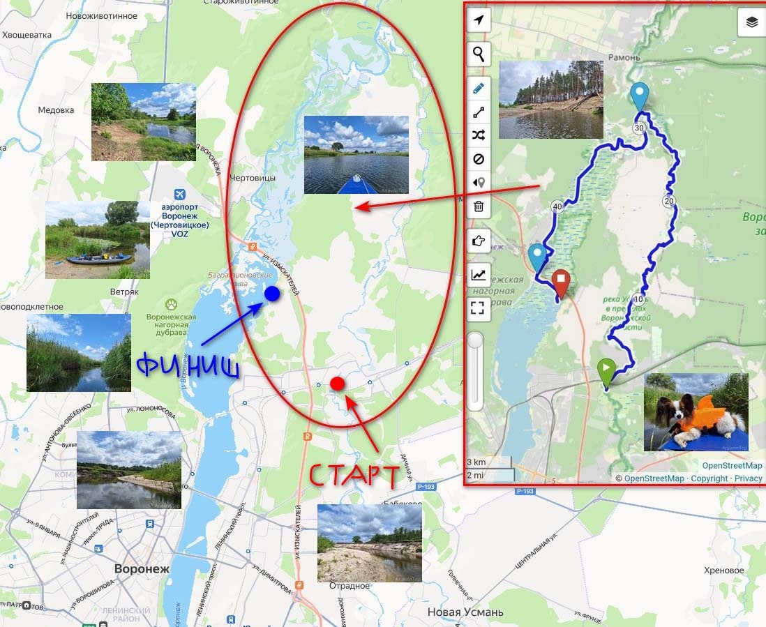 Маршрут "Воронежская кругосветка"