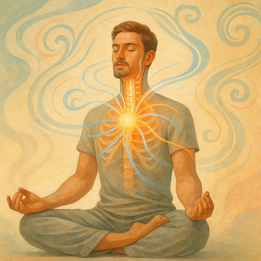 Энергетические потоки (Ци), проходящие через шейный отдел и глотку