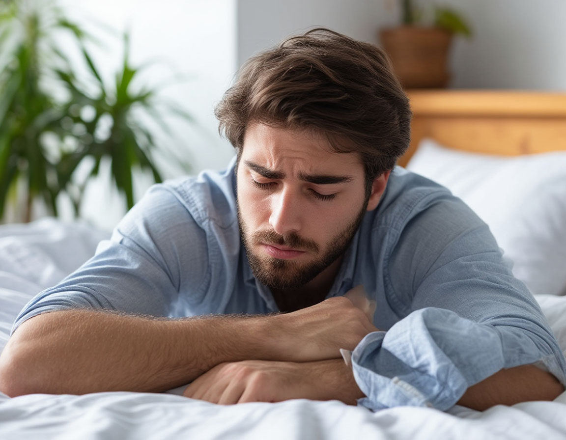 человек с недосыпом