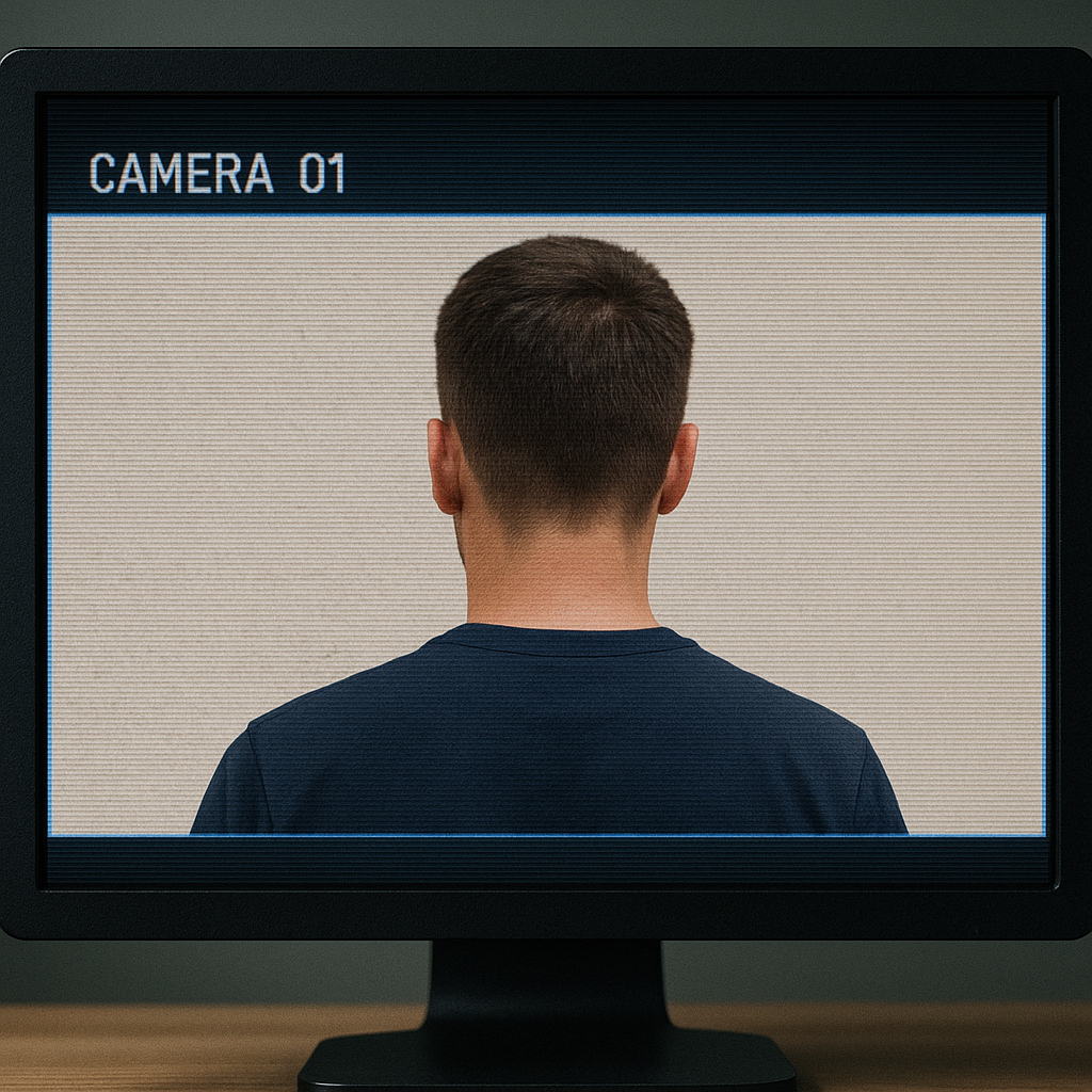 Когда поставил камеру сам.