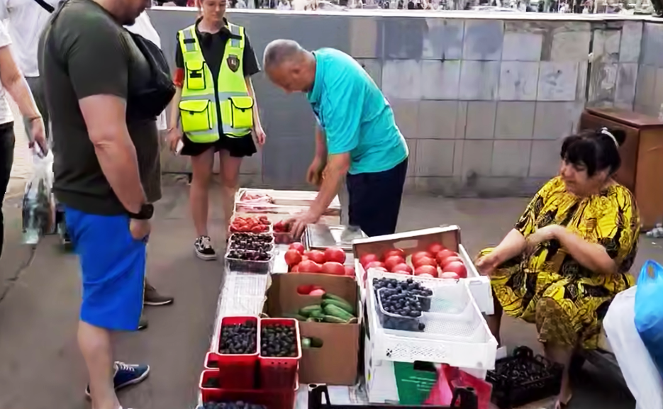 Незаконная торговля в Москве