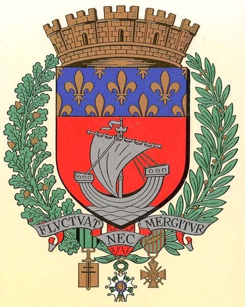 Древний герб Парижа