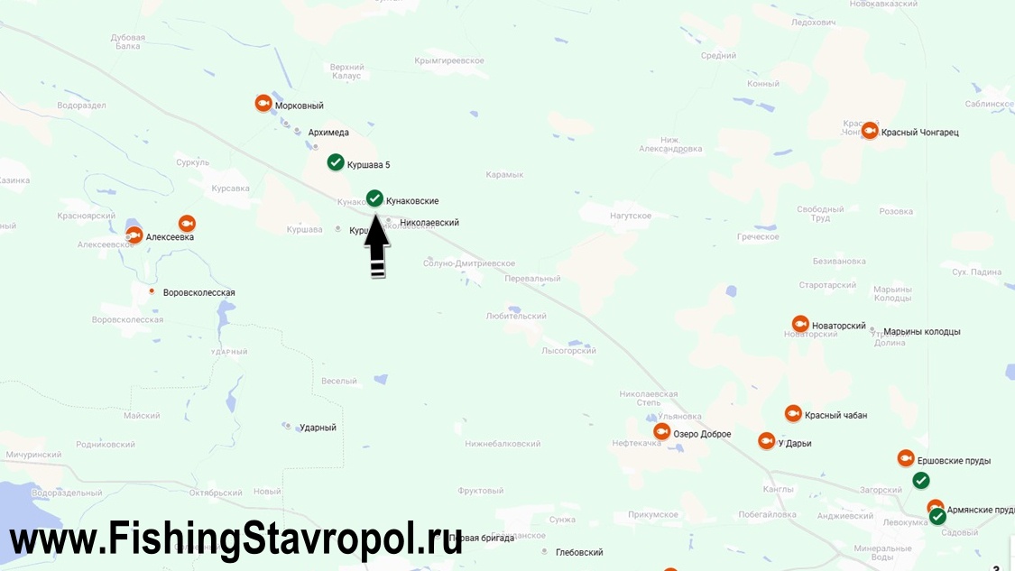 Платная рыбалка "Кунаковские" пруды