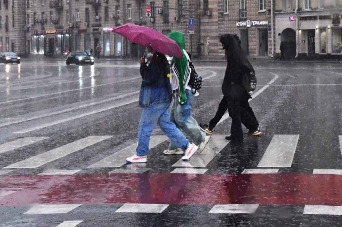    На Москву движется холодный фронт.