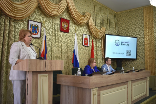    Фото предоставлено администрацией Октябрьского района Марина Ецкова