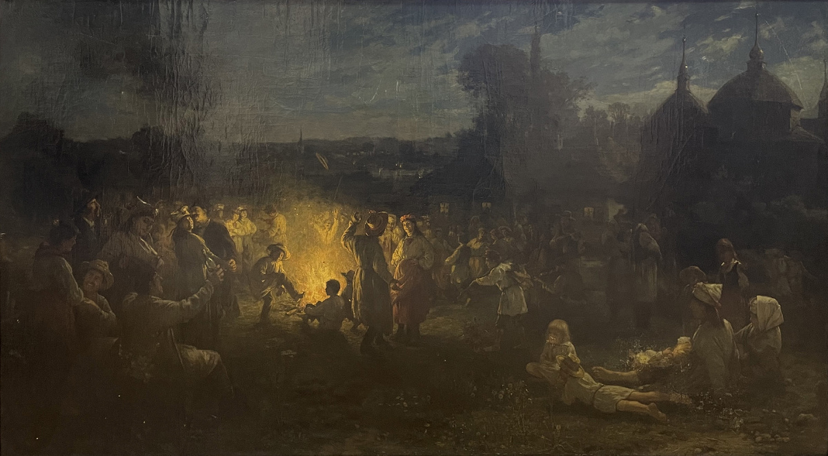 "Ночь под Ивана Купала", Габриэль Херлин. 1883 г.