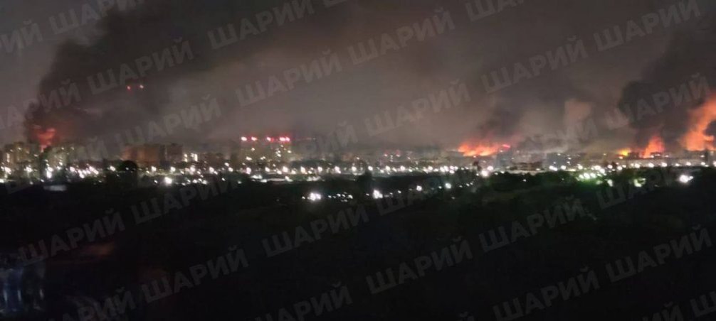   Десятки пожаров в Киеве.