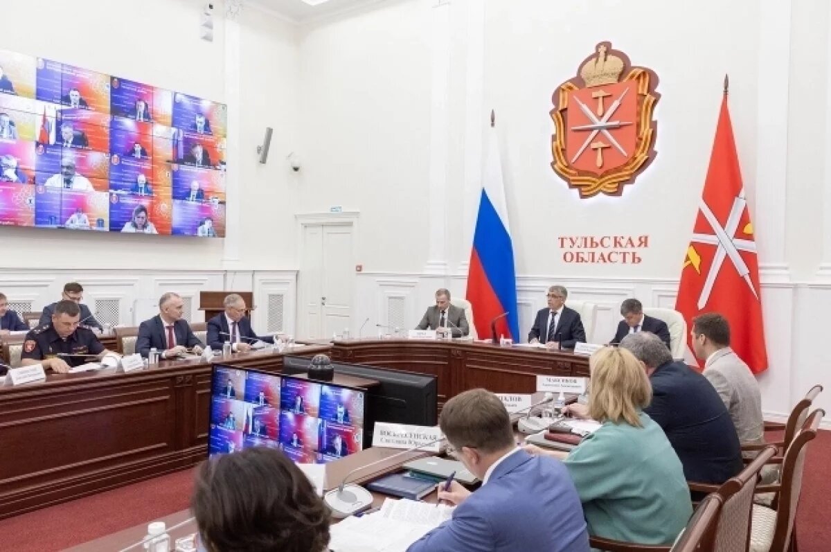    Заседание антитеррористической комиссии и оперативного штаба прошло в Туле