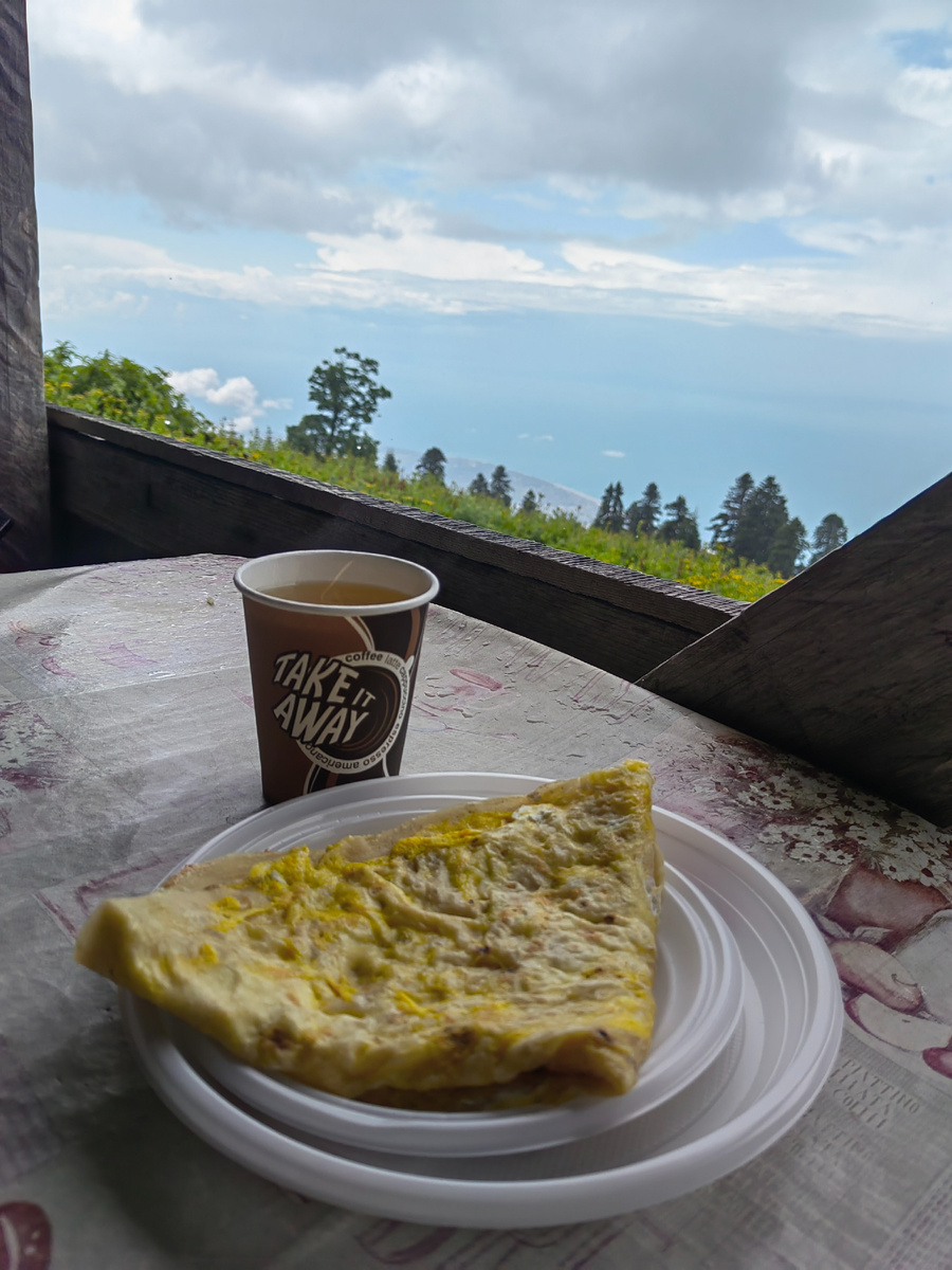 Мой обед в деревенском домике 