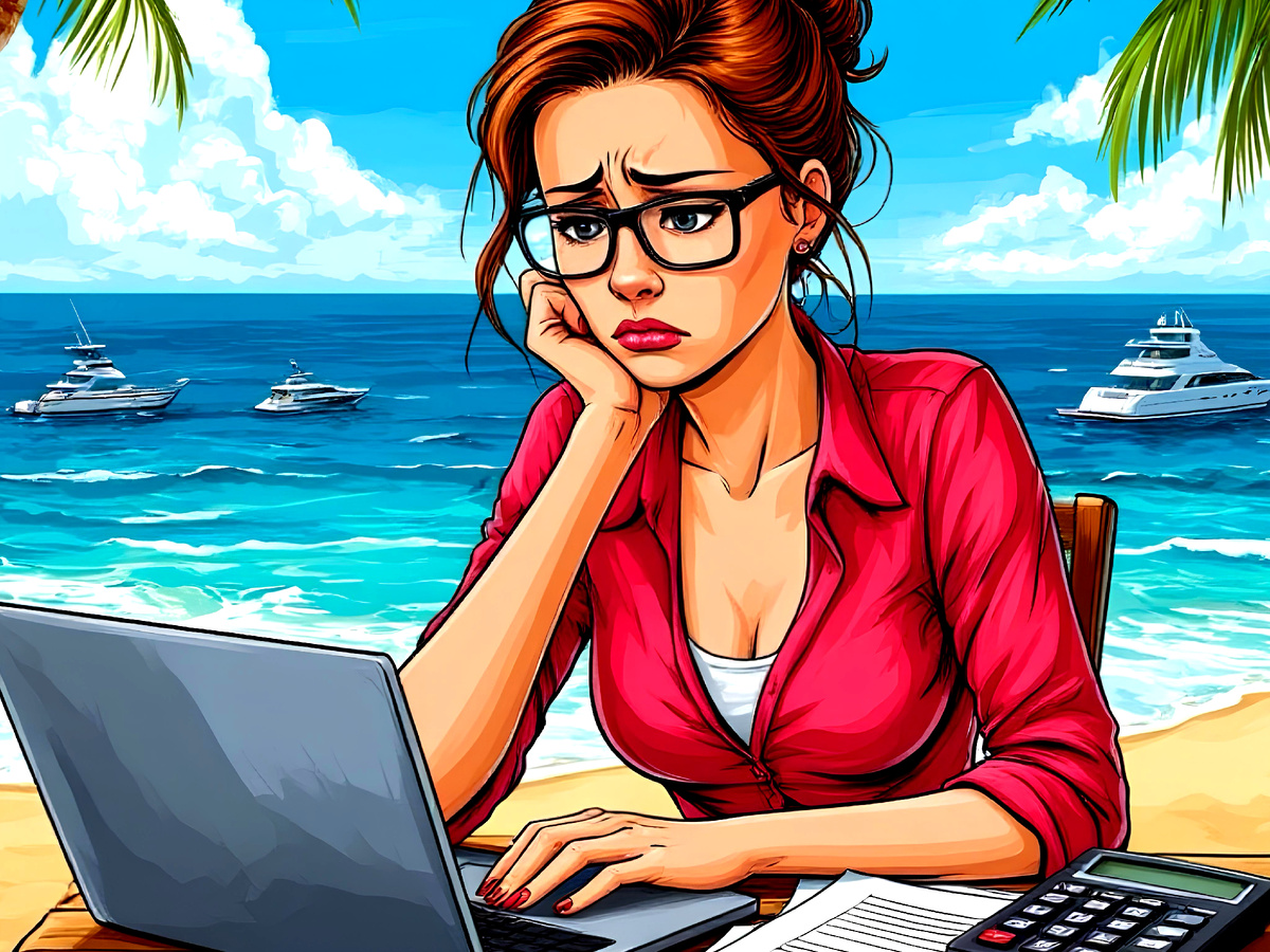 – Сижу и загораю. В кипящем котле задач ☀️