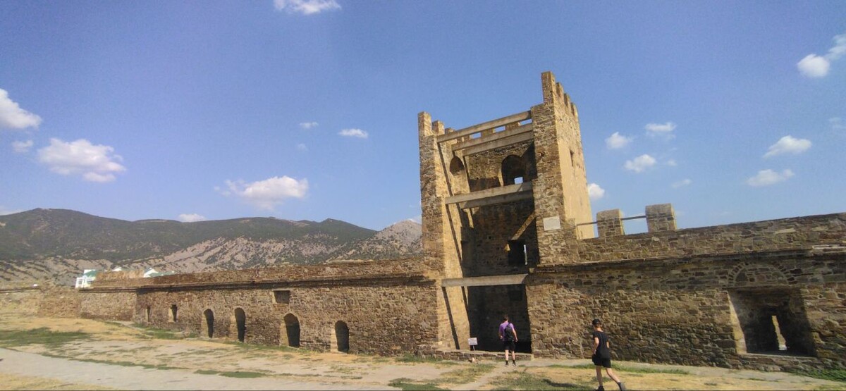 Самое начало крепости. 