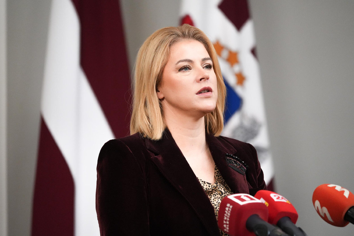 Премьер-министр Латвии Эвика Силиня © Valsts prezidents