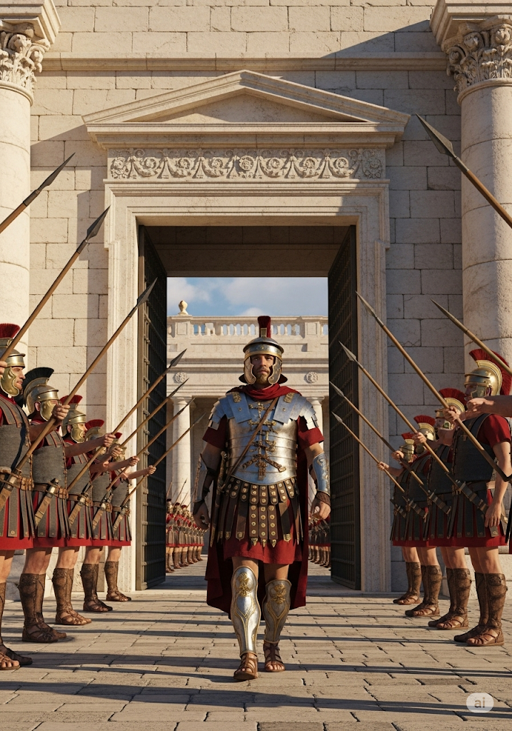 Аэций возвращается в Рим — начало карьеры