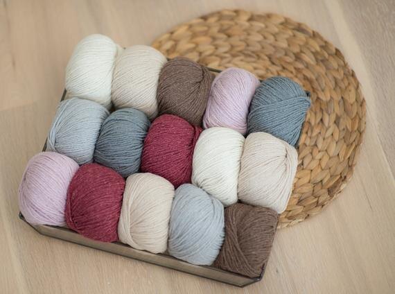 Пряжа из мериносовой пряжи