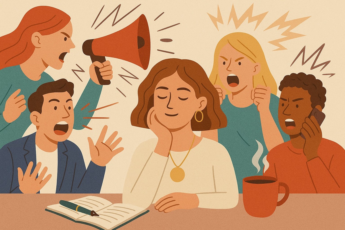 Ты не можешь контролировать бурю. Но ты можешь быть штилем внутри. (И тоже Марк Аврелий)