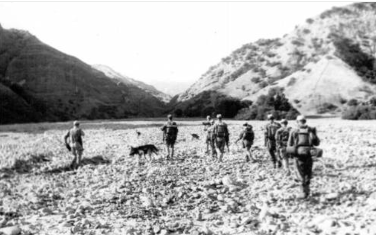 Разведгруппа Московской ДШМГ на территории Афганистана