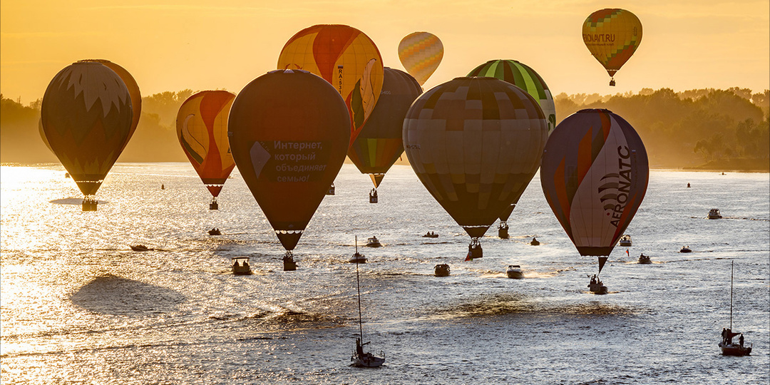 Шары над Нижним Новгородом