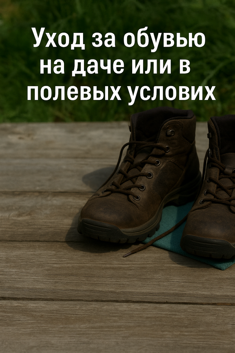 Разберёмся, как именно ухаживать за обувью в условиях, где нет ни воды, ни сушилки, ни бытовой химии под рукой.