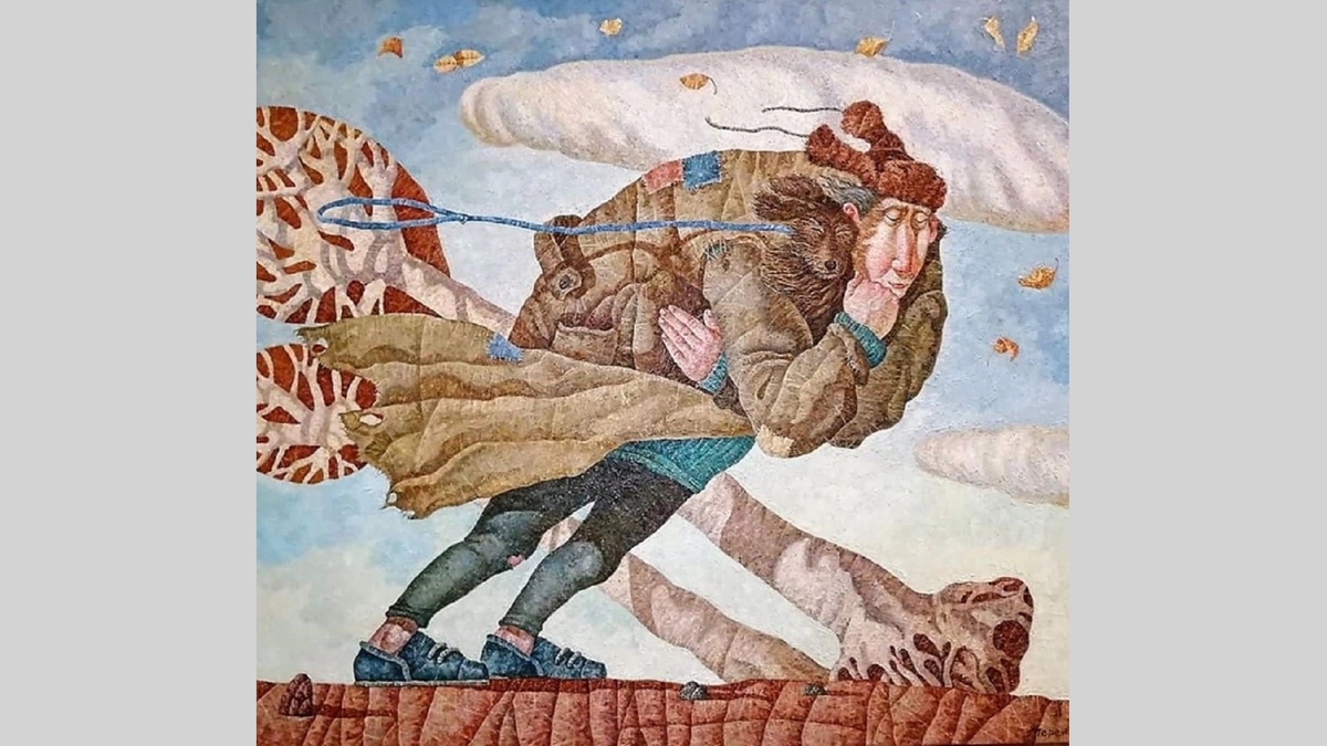 Сергей Меренков "Теплые отношения", 2019, холст, масло, 107х122