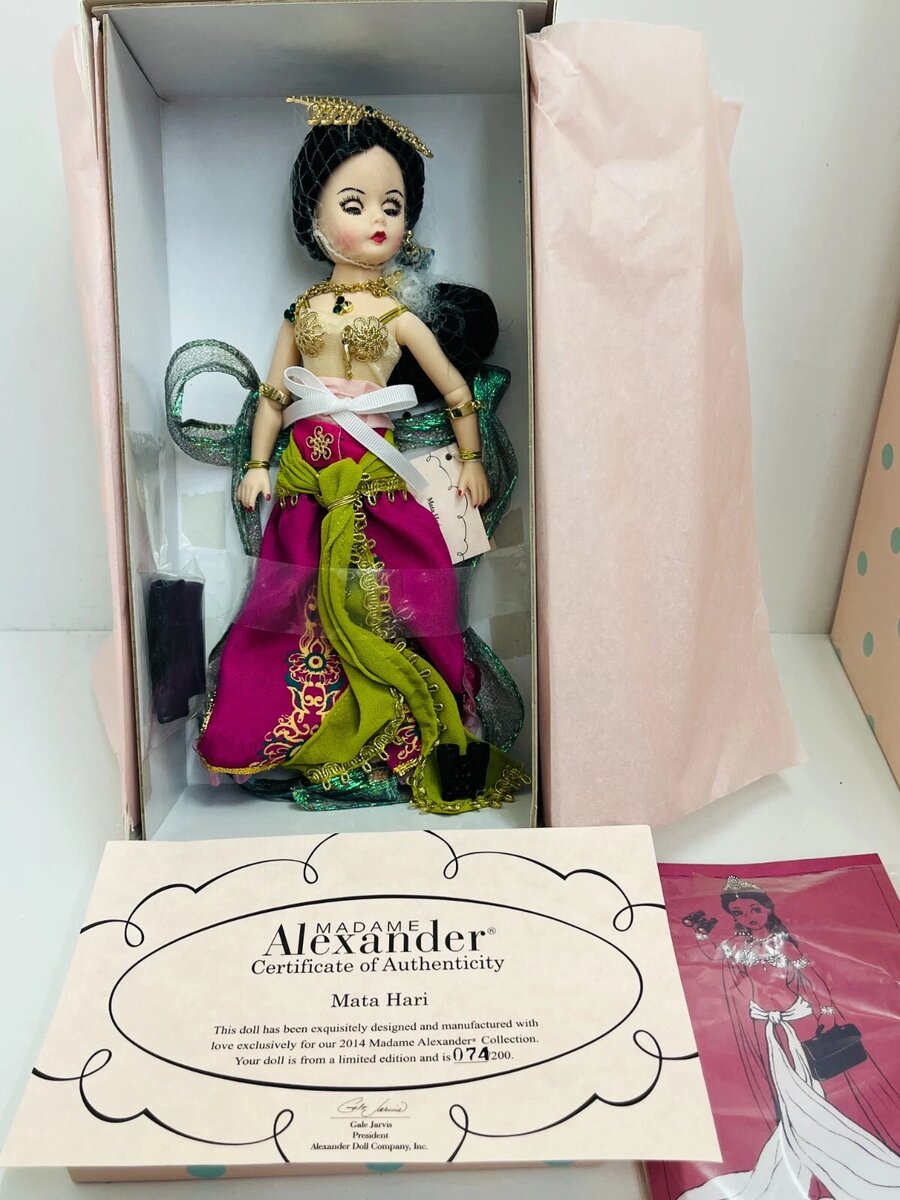 Mata Hari 10 Madame Alexander Doll Limited Edition of 200. Фото с eBay.com