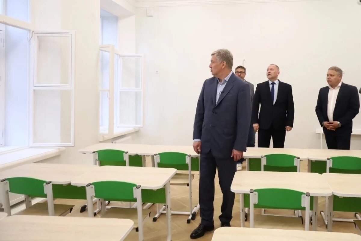    Алексей Русских рассказал, как ремонтируют историческое здание гимназии №1