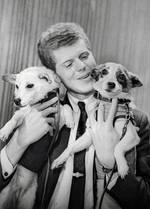 Ван Клиберн, Белка и Стрелка. Автор фото - Валерий Генде-Роте. Все права на изображение принадлежат наследникам фотографа.