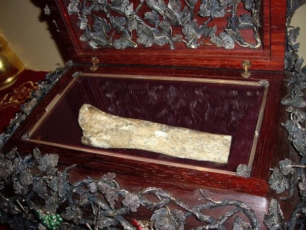 Частица мощей Александра Свирского Фото из открытого доступа